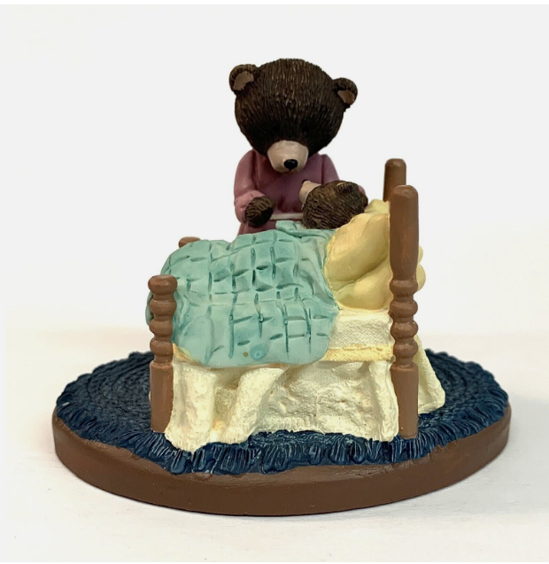 Tucking Baby in Bed - Tender Touches Figurine